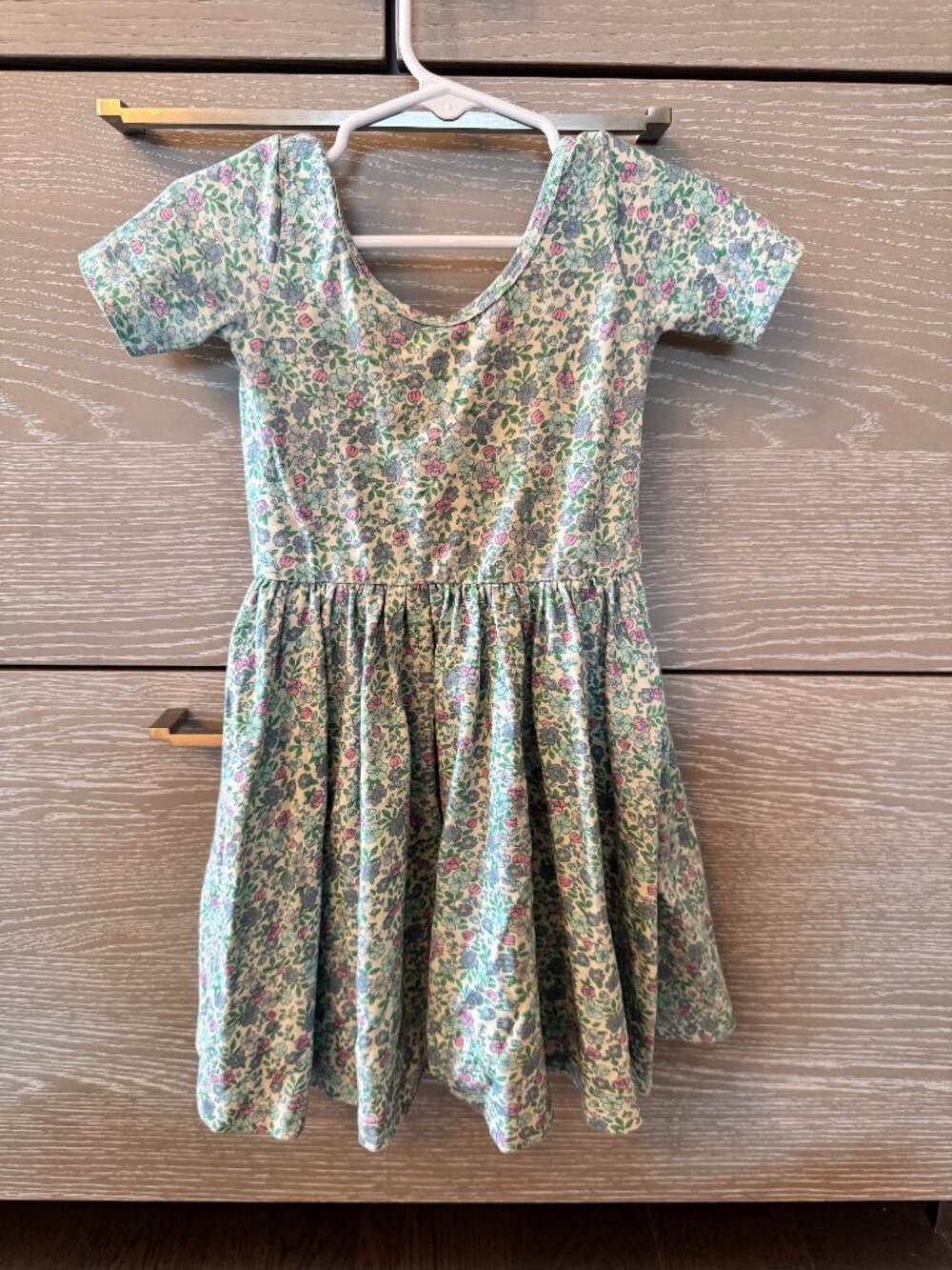Good Apples fit and flare cotton dress 3T